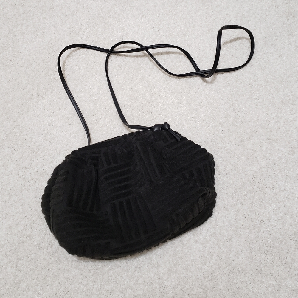 NWOT plush shoulder bag purse